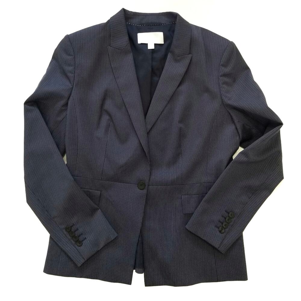 BOSS Hugo Boss | Pinstripe Navy Blue Suit Jacket